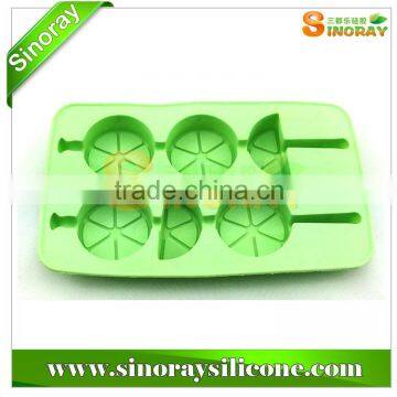 Lemon Shape Food Grade Silicon Ice Cube Tray