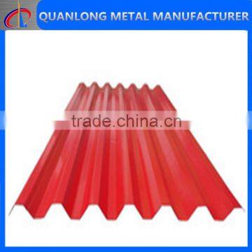 color coated steel galvanized corrugated metal sheet for roofing