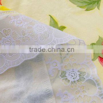 PVC/PEVA Lace Tablecloth With Waterproof & Oilproof photo-2