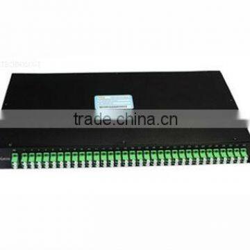 PLC splitter with 19 inch rack