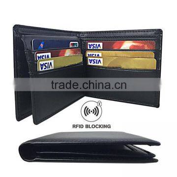 RFID Blocking Leather Wallet For Men