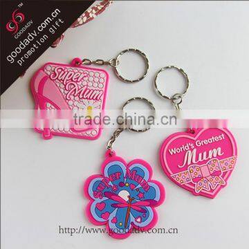 Printed Logo & Custom Design Advertising Soft Rubber Key Holder photo-2