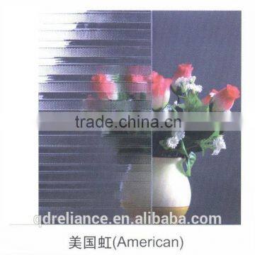 8mm decorative nashiji figured glass