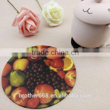 Square or Round Shaped Custom Silicone Coaster For Promotion