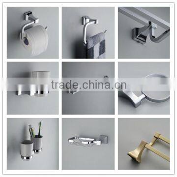 2015 year hotel wall mounted brass chromed OEM factory bathroom set bathroom accessory