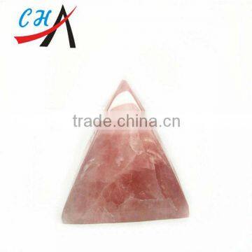 2inches Natural Quartz Triangular Pyramid for Vastu