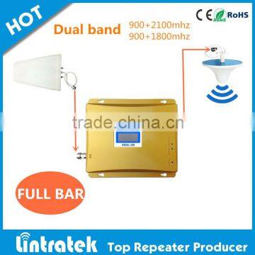 100~500sqm coverage gsm repeater 900 1800 mobile phone signal booster