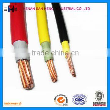 Double PVC Jacket Bare Copper Conductor Electric Wire Cable, BVV photo-3