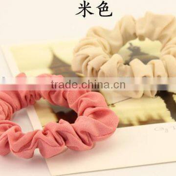 fancy elegant custom color scrunchies hair accessories for long hair