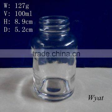 cheap 100ml small glass pill bottles for healthcare pill