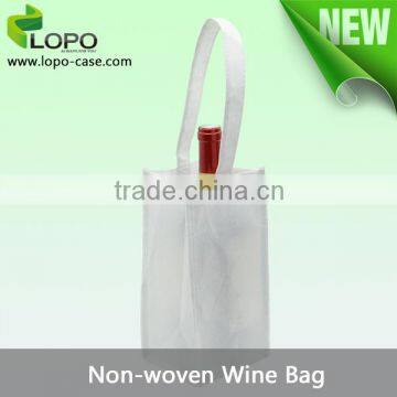 2016 New Best supply sublimation custom Non- woven wine bag