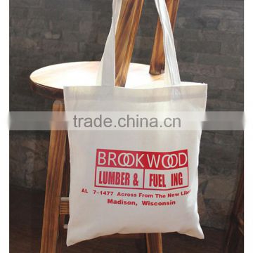 Fashion standard size canvas tote bag