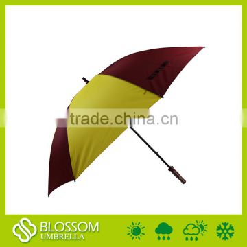 Manual control windproof customized logo printed promotional golf umbrella