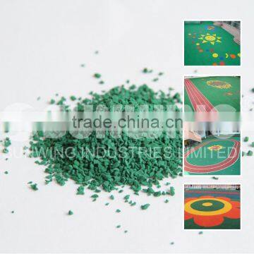 decorative epdm rubber flooring granules for Kindergarten