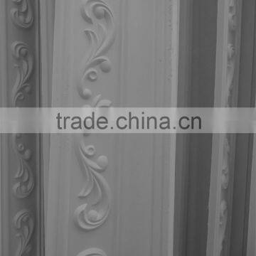 Beautiful white decorative gypsum cornice designs