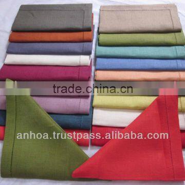 Best seller linen napkin, many colors dinner napkin