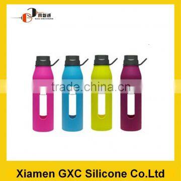 protective glass bottle silicone sleeve for 500ml