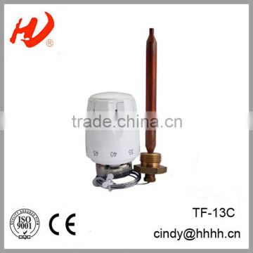 Thermostatic head with liquid-filled immersion sensor TF-13C