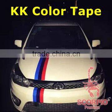 DIY KK material adhesive car body decoration 3 colored foil tape