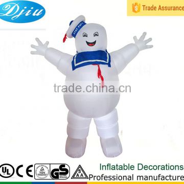 DJ-XT-83 inflatable navy suit snowman welcome cheap china supply home decoration