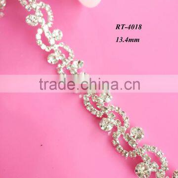 Fashion rhinestone trim for bridal sash wedding sash Wedding belt (RT-4018)