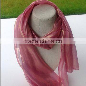 Cancer Patient scarf, Pastel Pink Silk Long Scarf