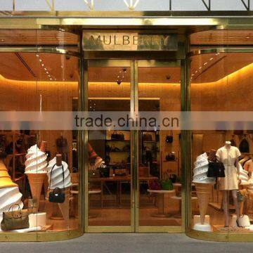 Tempered shop front glass with AS/NZS2208:1996, BS6206, EN12150 certificate