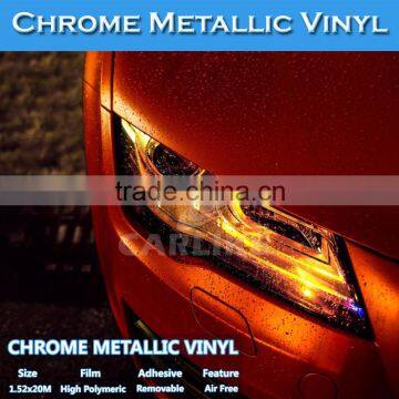 CARLIKE 1.52x20M Matt Chrome Auto Decorative Bubble Free Vinyl For Vehicle Wrap photo-4