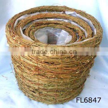 Weaving Grass Basket