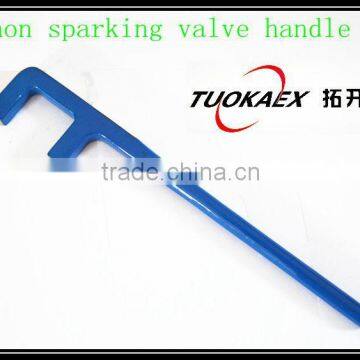 Non sparking hand tools valve handle