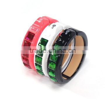 D1 Galant Bluetooth Smart Jewelry Bracelet Health Wristband with 108 Diamonds for Android and iOS