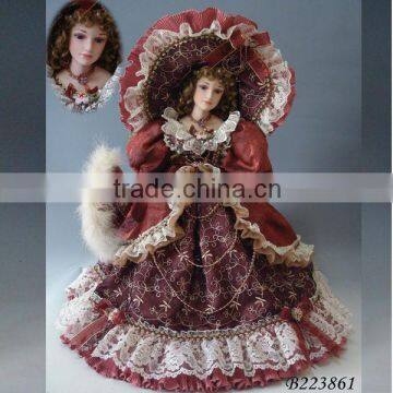 Safety price product porcelain dolls 22inch victoria porcelain dolls