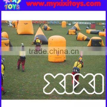 yellow bunkers Inflatable paintball games