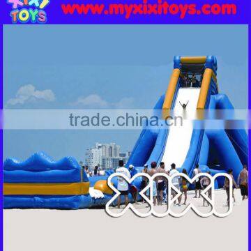 Giant inflatable water slide