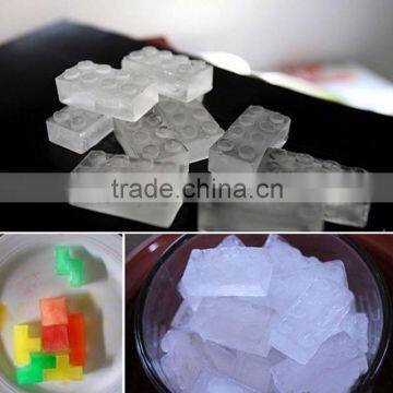 Rubber Ice Cube Mould Ice Tray Brick Shape Ice Blocks 10 Slots Ice Cream Tubs Fandont Chocolate Mold Bar Party Frozen Drink 1PC photo-6