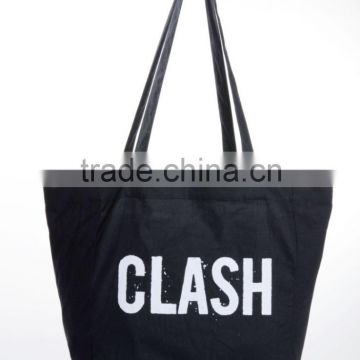 black print cotton toe bag cotton bag calico shopping bag shoulder                        
                                                                                Supplier's Choice