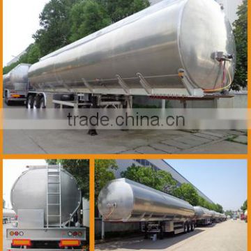 Aluminum Alloy 3 Axle 42, 000 Liters Fuel Tanker Trailer