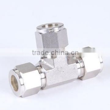 unioin tee compression tube fitting