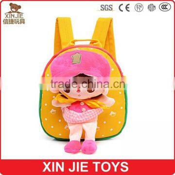 nice cartoon doll backpack children candy backpack lovely doll kids backpack