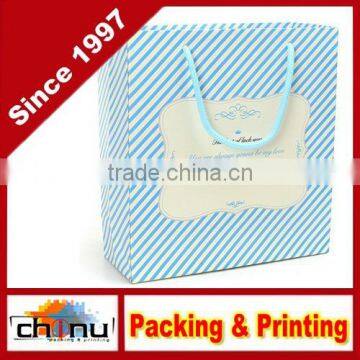 Art Paper White Paper Gift Shopping Promotion Bag (210063)