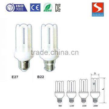 China Wholesale 2U 3U 4U Shape CFL 15W 20W 30W Energy Saving Lamps photo-6