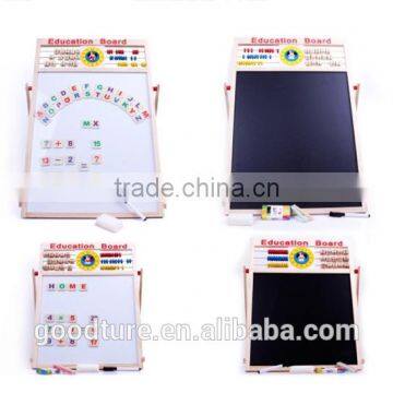 Big And Medium Size Magnetic Blackboard And White Board With Standing Rack With Magnetic Alphabet Pieces And Mathematic Pieces,