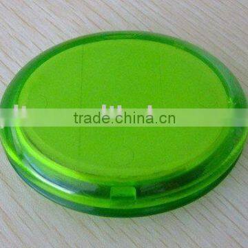 plastic two side makeup mirror with round shape