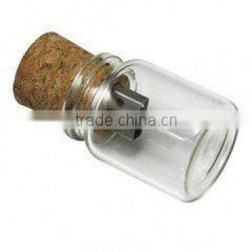 2014 new product wholesale glass jar usb 2.0 flash drive free samples made in china