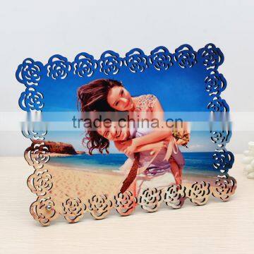 Customized wood mdf photo frame for heat press machine