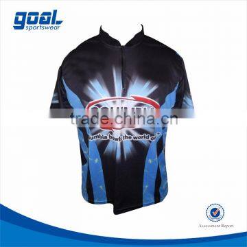 Paypal accept 100% polyester dri fit sublimated bowling shirts