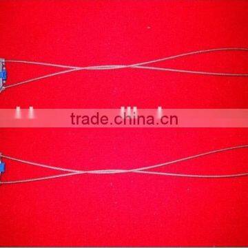 anchoring clamp for cable fitting