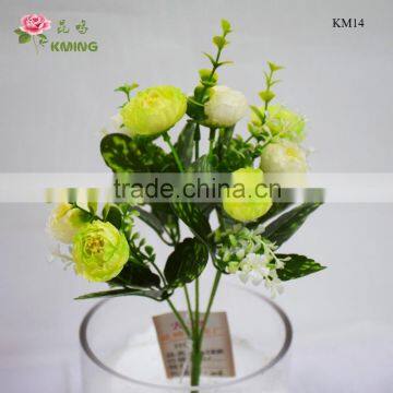 Natural Looking Low Price Wholesale 5 Heads Artificial Flower photo-2