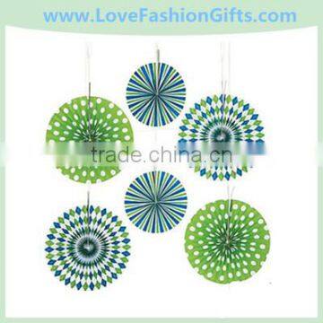 Preppy Print Hanging Fans