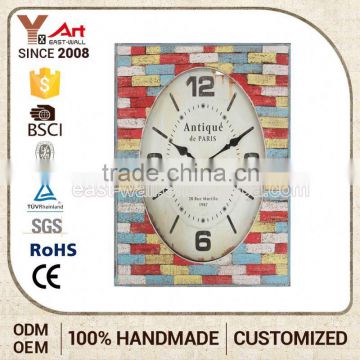 Super Price Latest Designs Manufacturers Vintage Wood Wall Art Clock